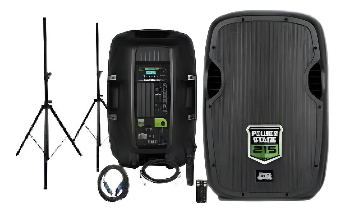 Kit Parlante Probass Powerstage 215 +atriles+micrófono - Imagen 4