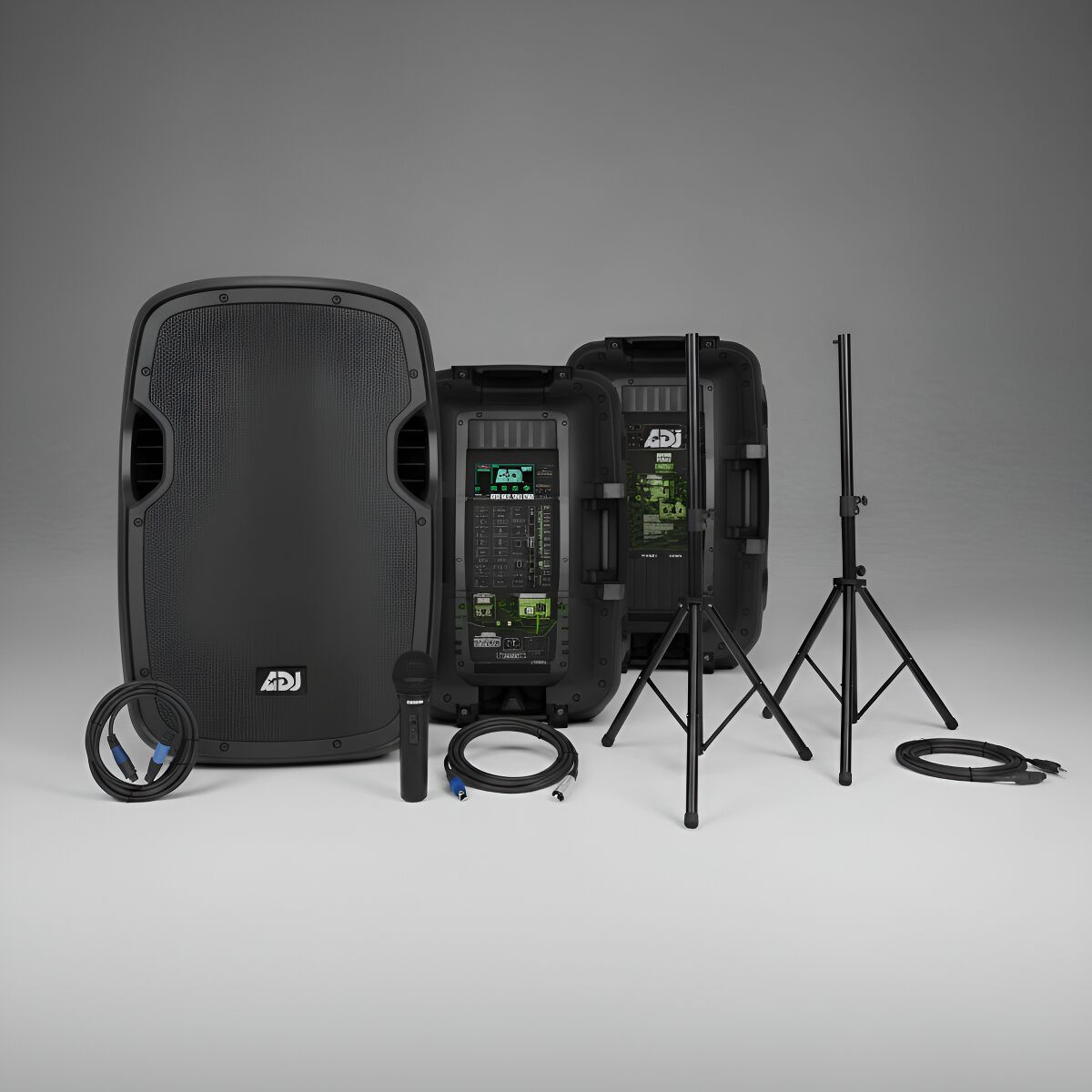 Kit Parlante Probass Powerstage 215 +atriles+micrófono - Imagen 3