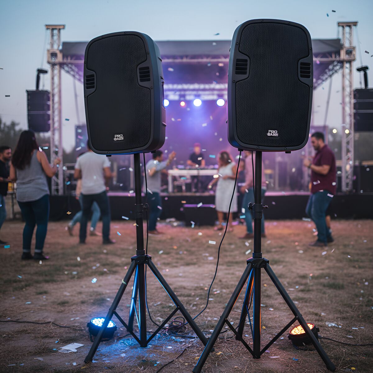 Kit Parlante Probass Powerstage 215 +atriles+micrófono - Imagen 5